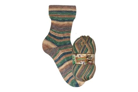 Opal 4 Ply 11596 Schafpate 17-Wilde Natur Juniper Berry with wool and nylon